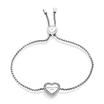Michael Kors Adjustable Heart Chain Bracelet for Women