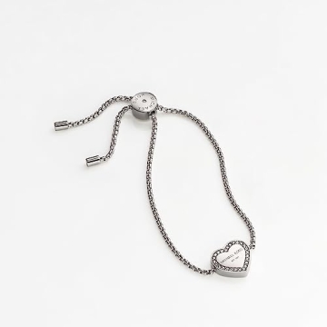 Michael Kors Adjustable Heart Chain Bracelet for Women