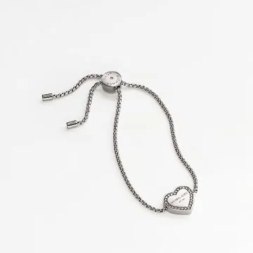 Michael Kors Adjustable Heart Chain Bracelet for Women
