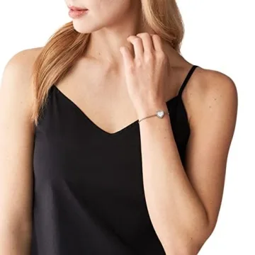 Michael Kors Adjustable Heart Chain Bracelet for Women