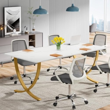 Tribesigns Modern Executive Desk, Large 63" Home Office Desk
