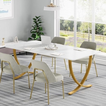 Tribesigns Modern Executive Desk, Large 63" Home Office Desk