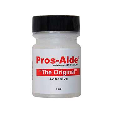 Pros-aide"The Original" 1 oz - Official Patented Formula by ADM Tronics - Goes On white dries clear