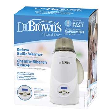 Compact Dr. Brown's Deluxe Baby Bottle Warmer for Parents