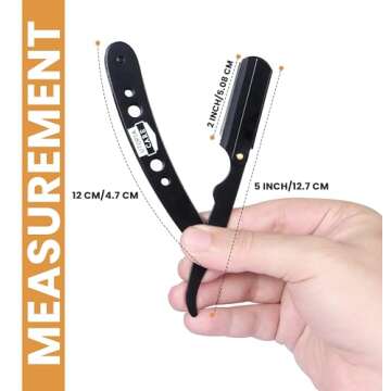 Utopia Care Professional Straight Razor for Men - Safe & Durable