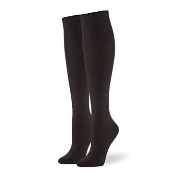 Hue Women's Flat Knit Knee High Socks - Comfort & Style