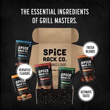 BBQ Seasonings Gift Set - Perfect Grilling Spices Collection