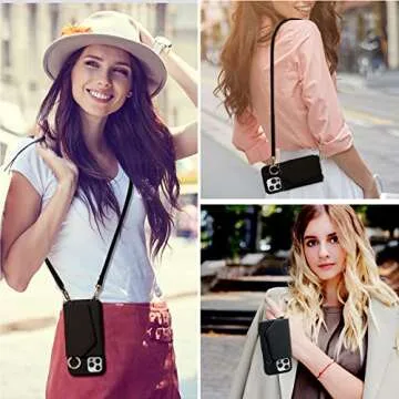 Stylish HANDODO iPhone 14 Pro Wallet Case with RFID Blocking