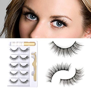 Cuckoo Lashes Pack: 5 Pairs of 3D Faux Mink Eyelashes