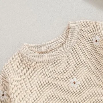 woshilaocai Cozy Unisex Baby Sweater Romper for Winter