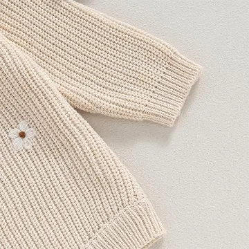 woshilaocai Cozy Unisex Baby Sweater Romper for Winter