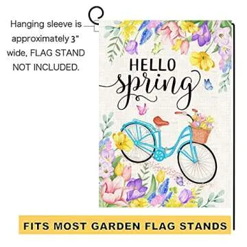 Spring Flag for Outdoors 28 x 40 - Double Sided Design
