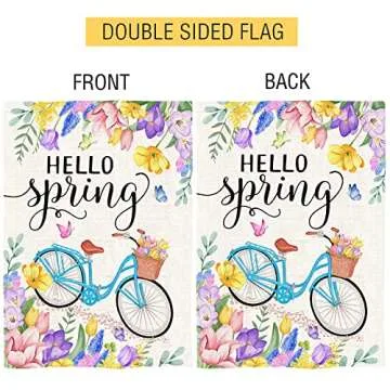 Spring Flag for Outdoors 28 x 40 - Double Sided Design