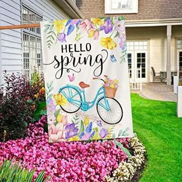 Spring Flag for Outdoors 28 x 40 - Double Sided Design