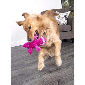 goDog Gators Plush Toy with Chew Guard for Dogs