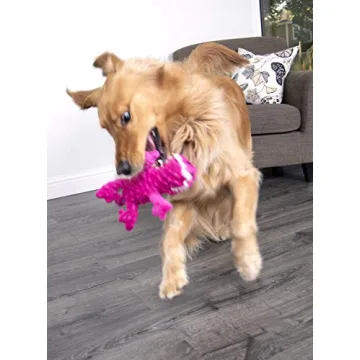 goDog Gators Plush Toy with Chew Guard for Dogs