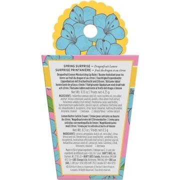 Burt's Bees Valentine Surprise Set - Natural Lip & Cuticle Cream