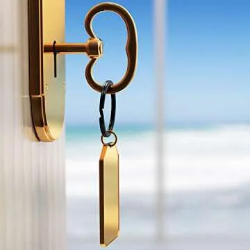 Round Flat Key Rings 30 Piece Set for Key Organization