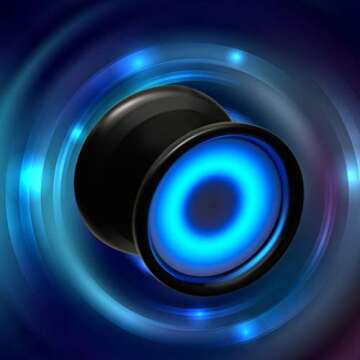 MAGICYOYO Light Up Yoyo - Y02 Aurora Professional Yoyo Unresponsive Yoyo with Yoyo Glove, Yoyo Storage Bag, Extra Battery,12 Yoyo Strings-LED Light Effect (Blue Light)