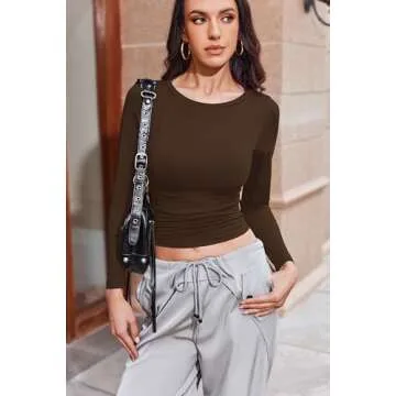 Ekouaer Women's 3 Pack Long Sleeve Thermal Tops - Stylish Comfort