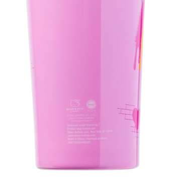 Silver Buffalo Hello Kitty Graffiti Rainbow 22oz Double Walled Stainless Steel Tumbler w Straw