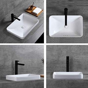 Elegant Winzo WZ6174 Rectangular Bathroom Sink