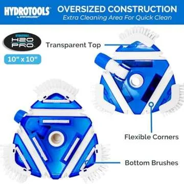 Hydrotools Clear Pool Vacuum Head for Effortless Cleaning
