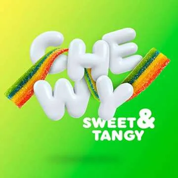 Airheads Xtremes Belts - Sweetly Sour Rainbow Berry Candy