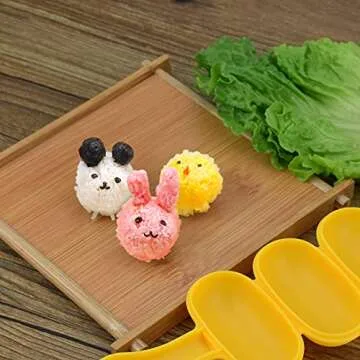 Rice Ball Mold & Shaker - Fun Kitchen Tool for Kids