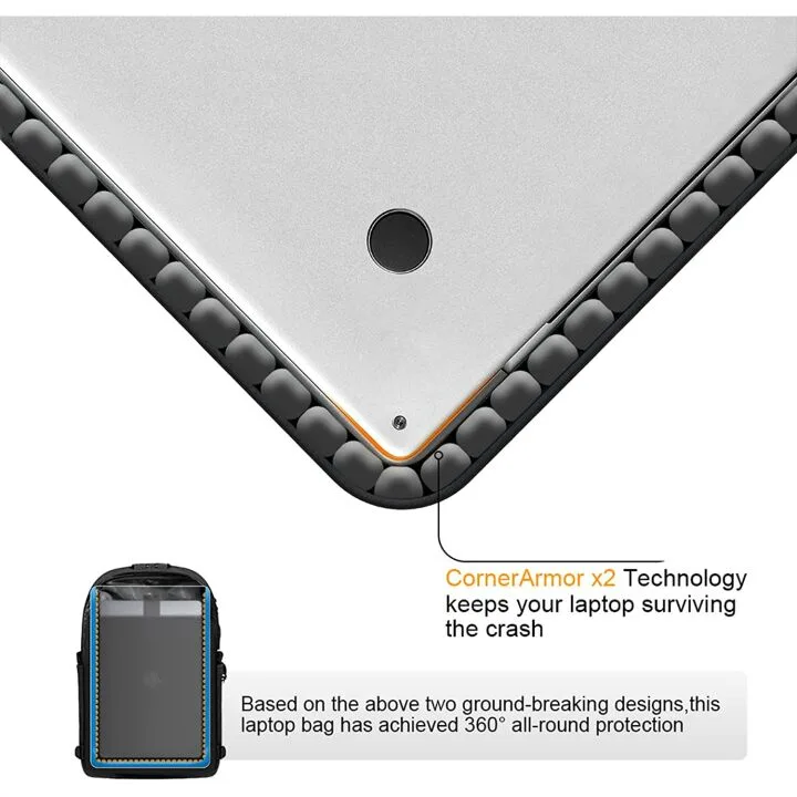 Anti-Theft Laptop Backpack with USB Charging Port