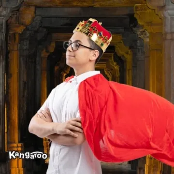 Kangaroo Royal Crown for Adults and Teens - Costume Accessory