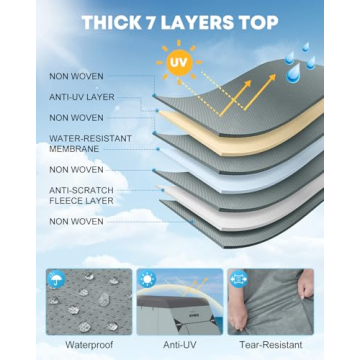 Kohree 22-24 ft Travel Trailer Cover for All-Weather Protection