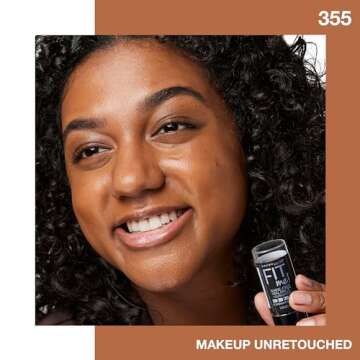 Maybelline Fit Me Shine-Free + Balance Foundation Stick, Multi-Use Face Makeup and Contour Stick For Natural, Matte Coverage, Coconut, 1 Count
