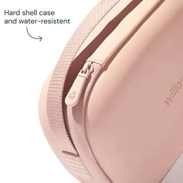 Willow Breast Pump Carrying Case in Dusty Pink - Durable & Compact