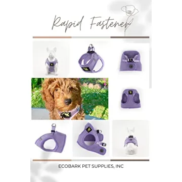 EcoBark Teacup Dog Harness - Lightweight Mesh for Small Dogs