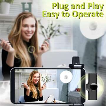 Aisizon Wireless Lavalier Mic for Android and iPhone 15