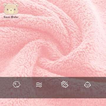 Ultra Soft Washcloths for Babies - 72 Pack Coral Fleece