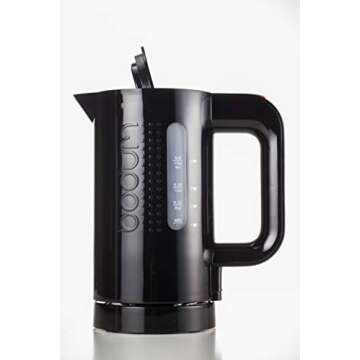 Bodum 17oz Bistro Electric Water Kettle - Rapid-Boil for Coffee & Tea, BPA-Free