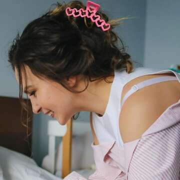 Firopia Heart Hair Claw Clips for Women - Strong Hold