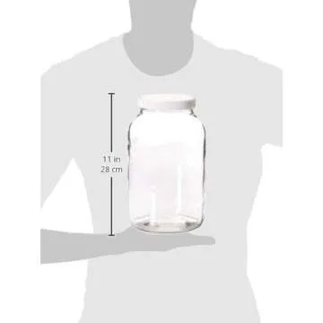 Kombucha Starter Kit - The All Inclusive Brew Your Own Kombucha at Home Kit- Fresh Kombucha SCOBY, Durable Glass 1 Gallon Mason Jar, Temp Strip, PH Tests and Funnel