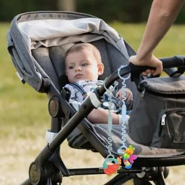 Toy Straps for Baby - Versatile Silicone Clips for Safety