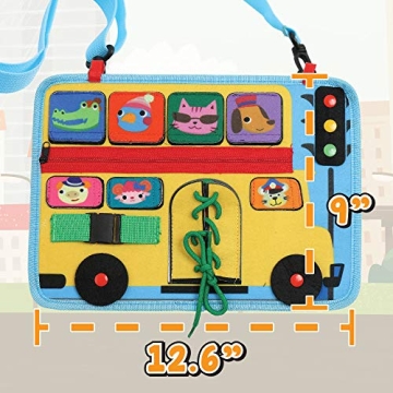 Toddler Busy Board - Fun Learning Toy for Kids