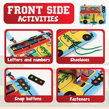 Toddler Busy Board - Fun Learning Toy for Kids