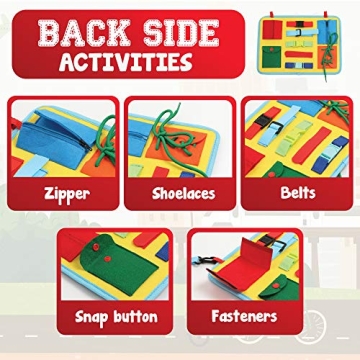 Toddler Busy Board - Fun Learning Toy for Kids