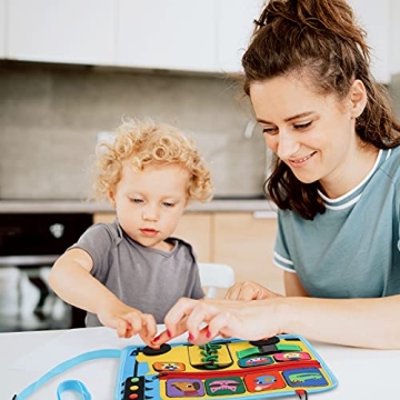 Toddler Busy Board - Fun Learning Toy for Kids