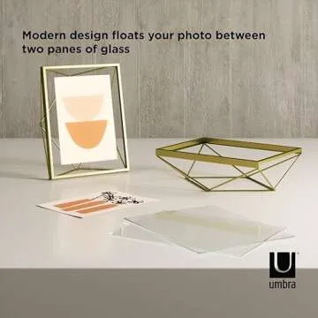 Umbra Prisma Frame - Unique 5x7 Metal Photo Display