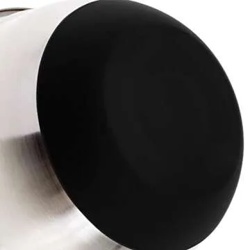 Lake Industries Stainless Steel Mixing Bowls (5 Piece Set) - Black Non-Slip Base - Easy to Clean, Premium Nesting Bowls (1.5 2.0 2.5 3.5 & 7.0 QT)