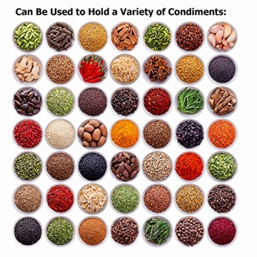 ME.FAN Clear Acrylic Spice Rack for Stylish Kitchens