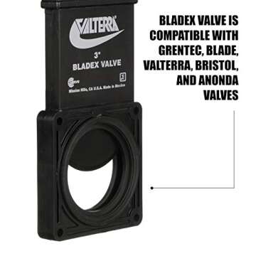 Valterra-T1003VPM Bladex 3-Inch Waste Valve Body - Hassle-Free Repairs for RVs