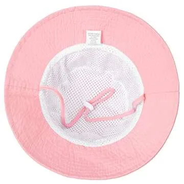 Baby Sun Hat UPF 50+ Adjustable Bucket Hat for Toddlers